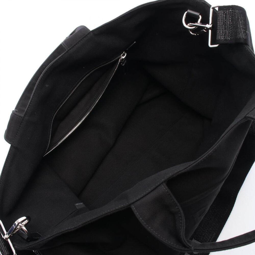 Prada Canapa tote bag black canvas - Picture 3 of 6